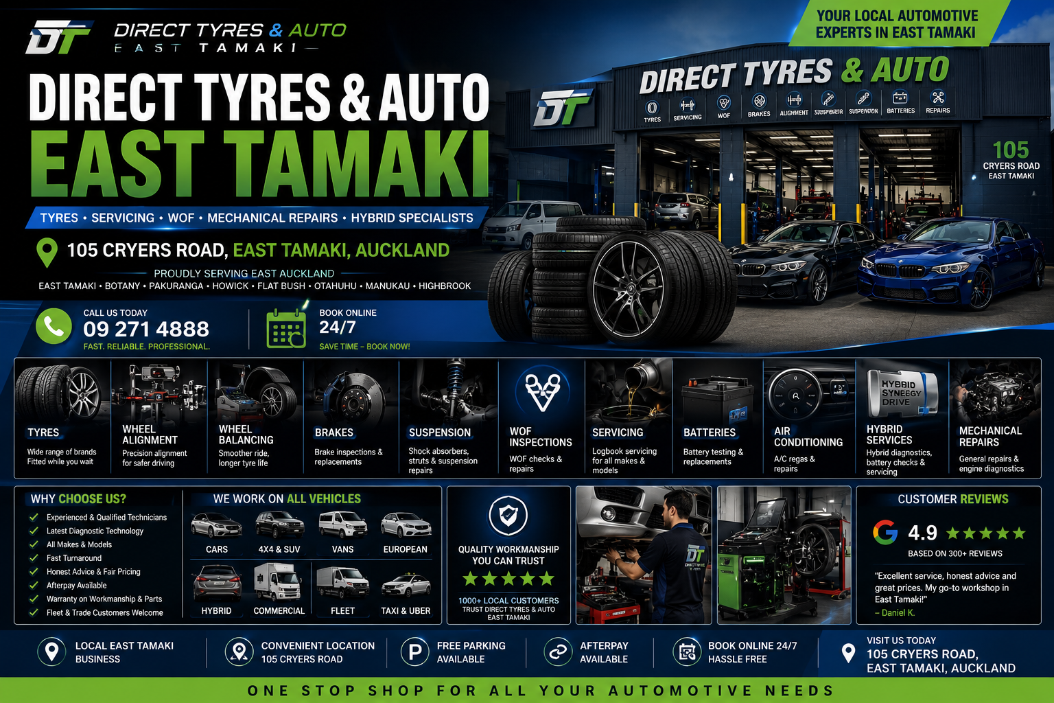 Direct Tyres & Auto - East Tamaki